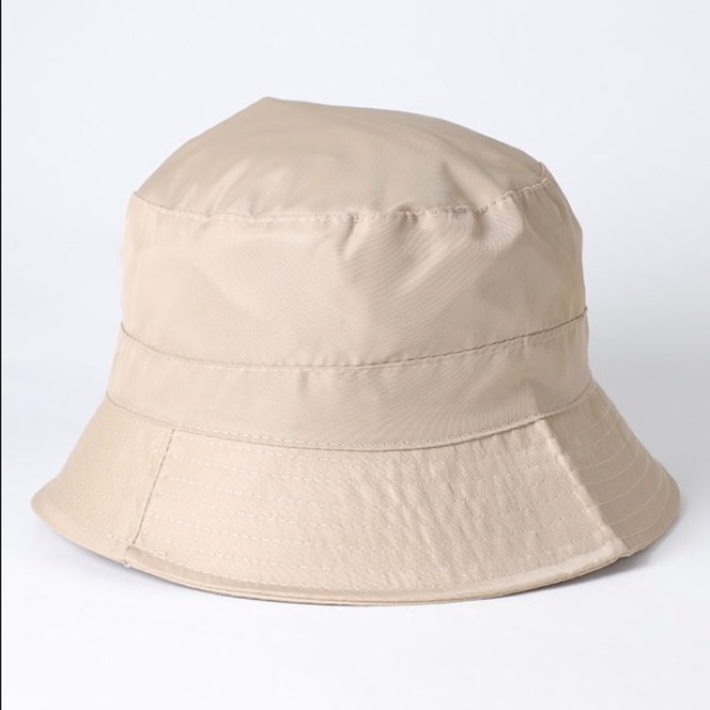 Cream Rain Bucket Hat